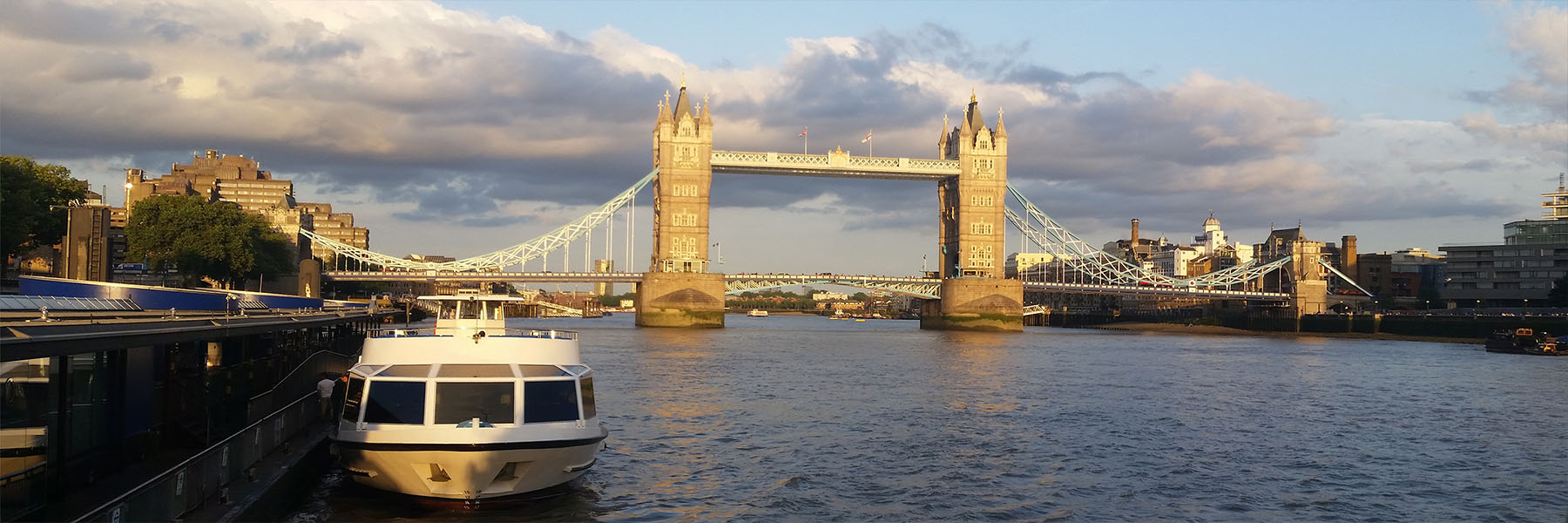 Landscape of the Tower Bridge in London.