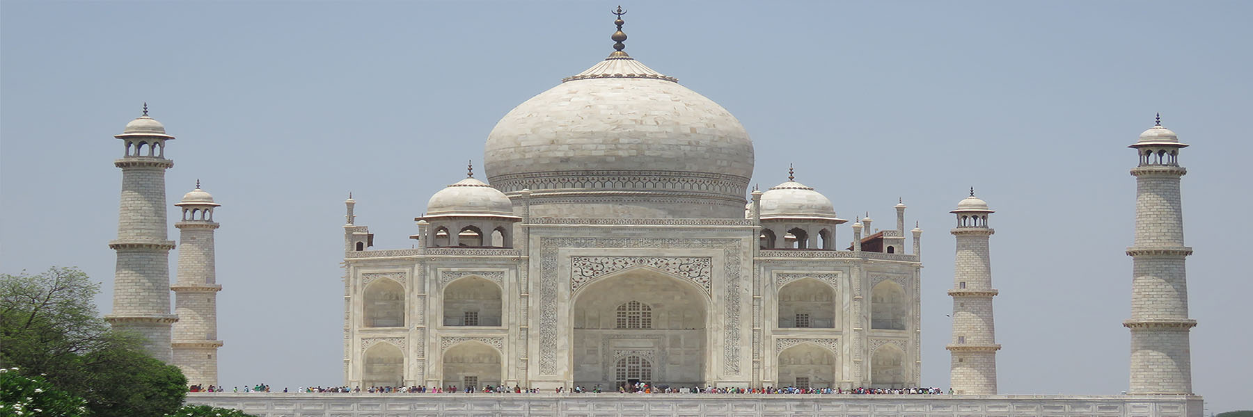 The Taj Mahal mausoleum